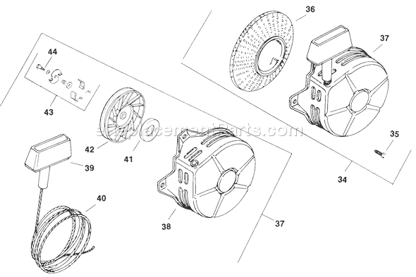 Kohler K181-30415 Engine Page W Diagram