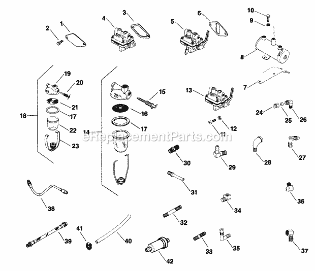 Kohler K181-30667 8 HP Engine Page N Diagram