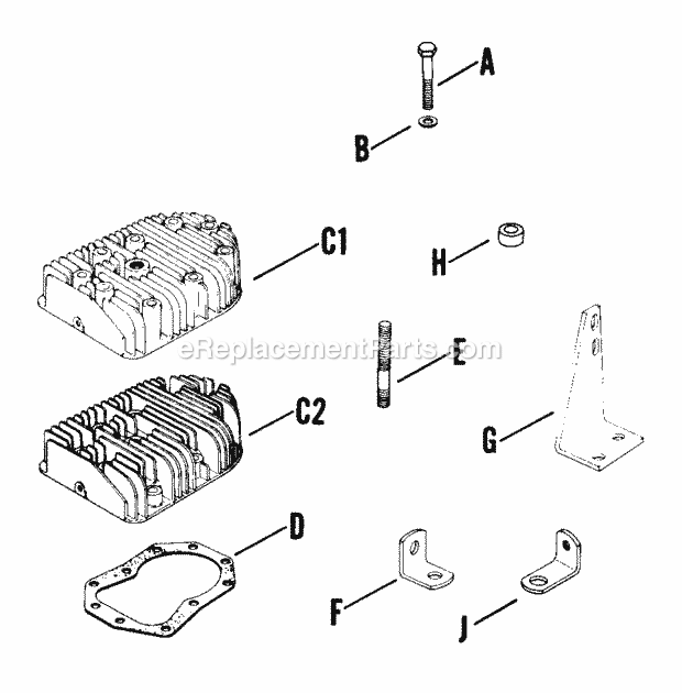 Kohler K241-46104 10 Hp Engine Page P Diagram