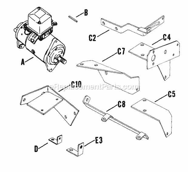 Kohler K241-46108 10 HP Engine Page S Diagram