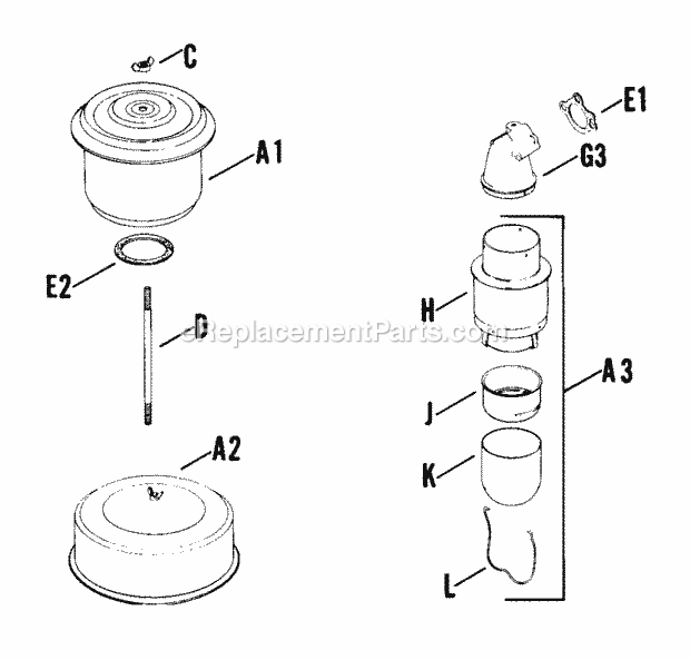 Kohler K241-46108 10 HP Engine Page C Diagram