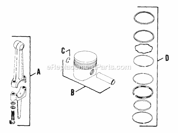 Kohler K241-46219 10 HP Engine Page AE Diagram