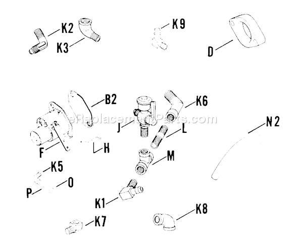 Kohler K241-46357 Engine Page J Diagram