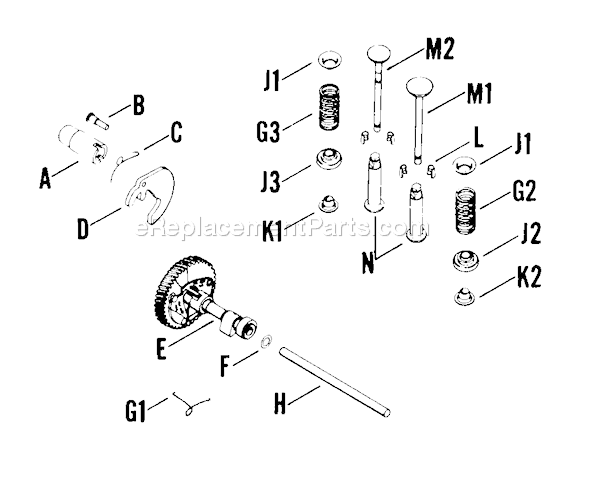 Kohler K241-46590 Engine Page I Diagram