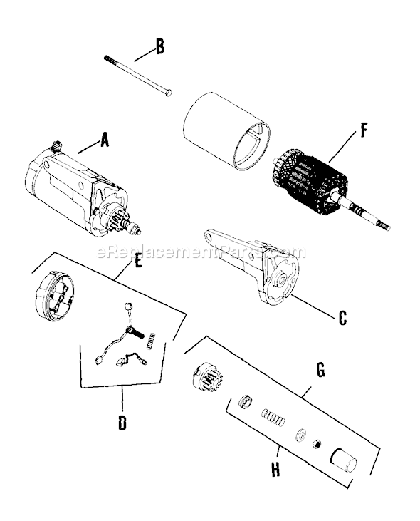 Kohler K241-46610 Engine Page V Diagram