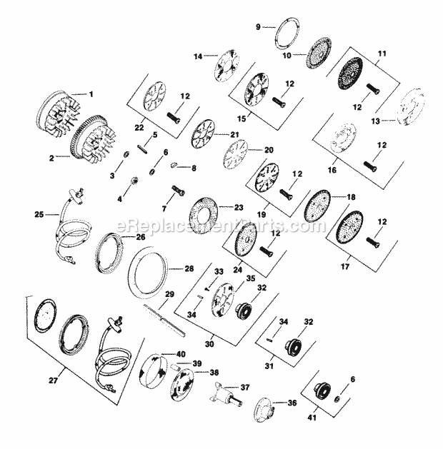 Kohler K301-47538 K-Series Engine Lawn Equipment Flywheel 13-10-1 (Tp-2097) Diagram