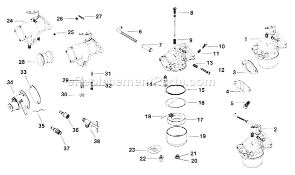 Kohler K301-47723 Engine Page H Diagram