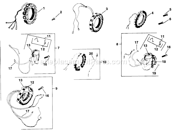 Kohler K301-47760 Engine Page C Diagram