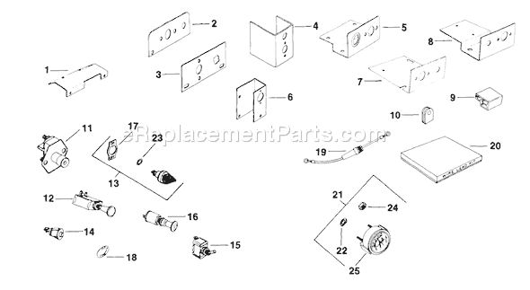 Kohler K301-4797 Engine Page V Diagram