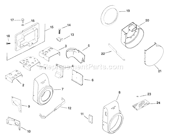 Kohler K321-60343 Engine Page B Diagram