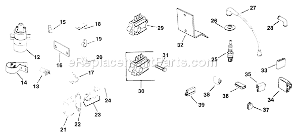 Kohler K341-71147 Engine Page U Diagram