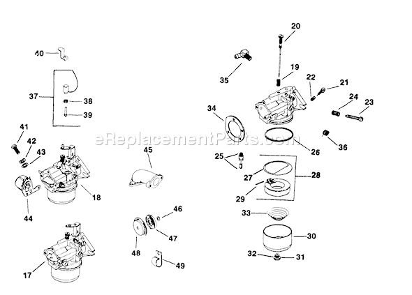 Kohler K341-71204 Engine Page G Diagram