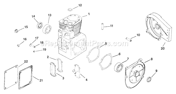 Kohler K341-71204 Engine Page H Diagram