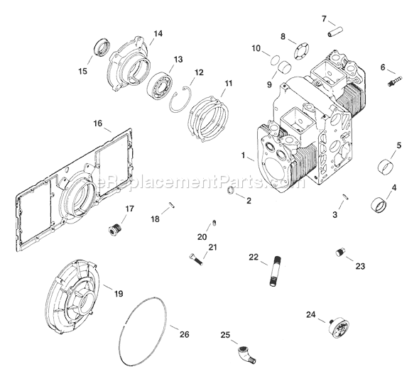 Kohler K482-90146B Engine Page H Diagram