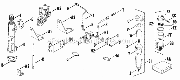 Kohler K662-33376 24 HP Engine Page T Diagram