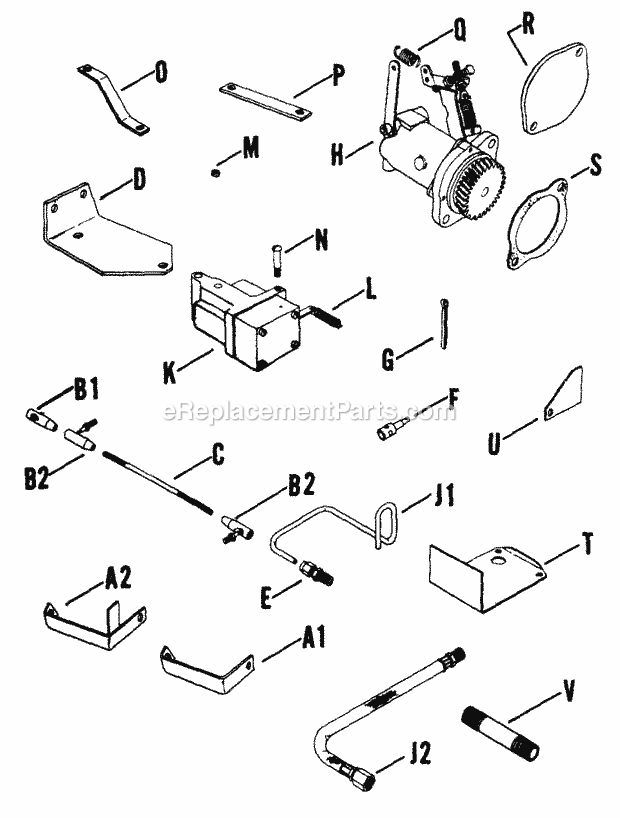 Kohler K662-33559 Fox River Tractor (24 Hp (17K Page U Diagram