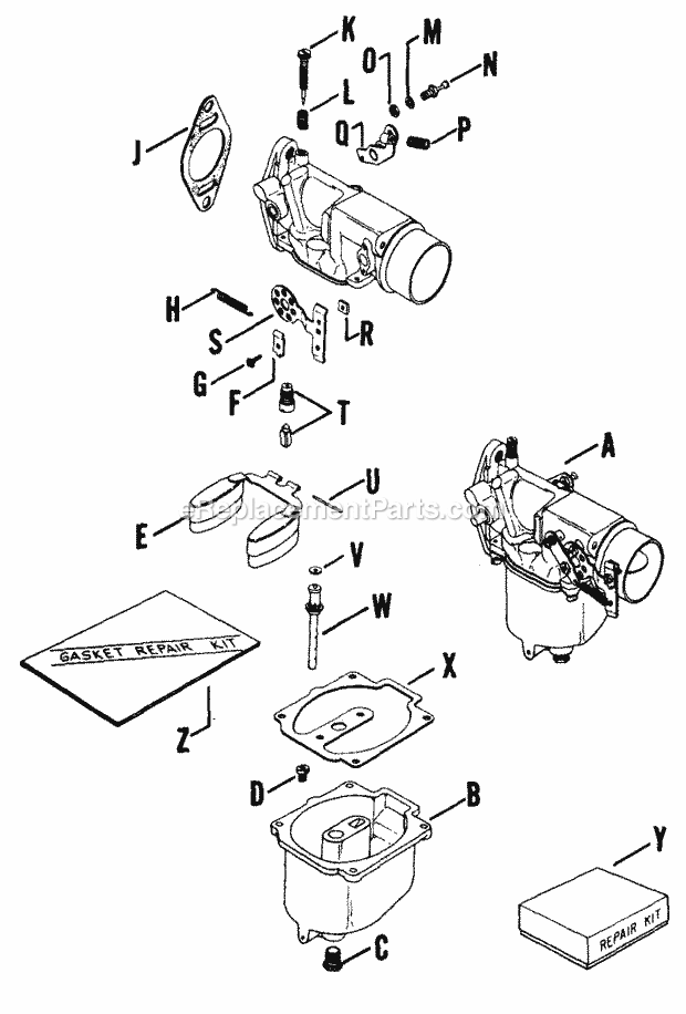 Kohler K662-33559 Fox River Tractor (24 Hp (17K Page F Diagram