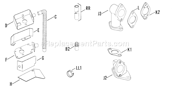 Kohler K662-4507A Engine Page G Diagram