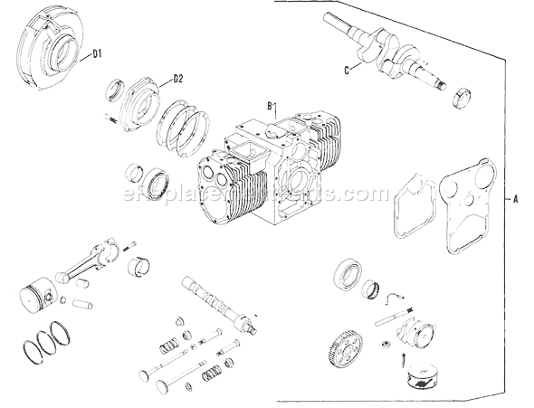 Kohler K662-45104A Engine Page Y Diagram