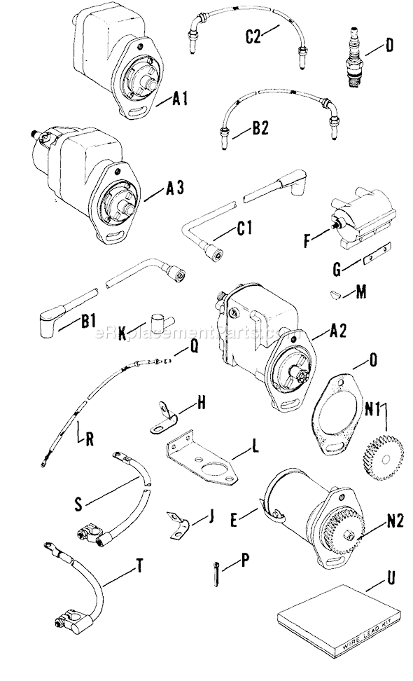 Kohler K662-45127A Engine Page V Diagram