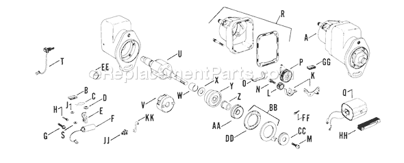 Kohler K662-45127A Engine Page W Diagram