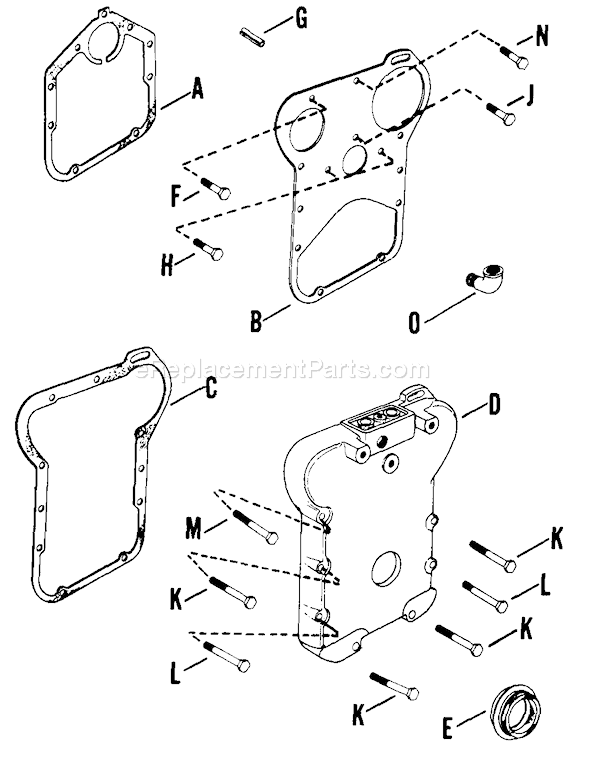 Kohler K662-45157C Engine Page U Diagram