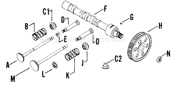 Kohler K662-45157C Engine Page D Diagram