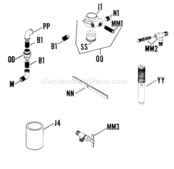 Kohler K662-45256C Engine Page J Diagram