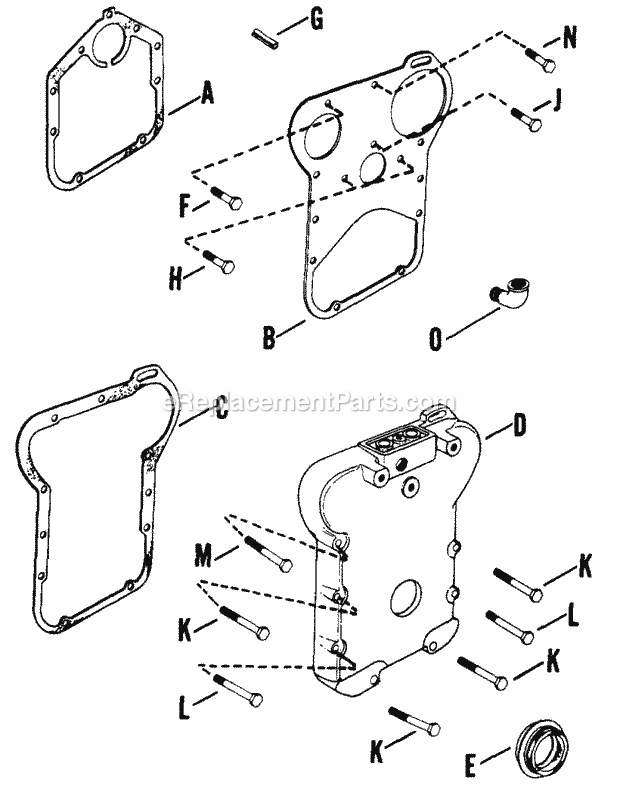 Kohler K662-4553A Engine Page P Diagram