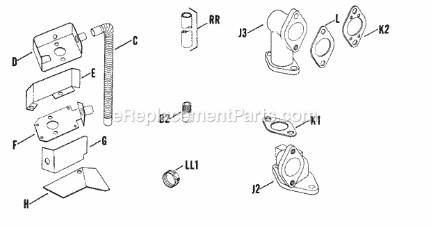 Kohler K662-45600B Engine Page I Diagram