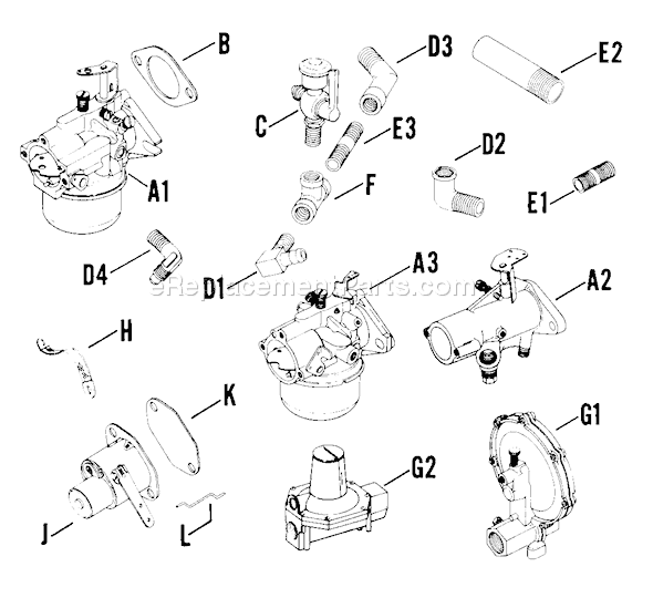 Kohler K91-31352 Engine Page E Diagram