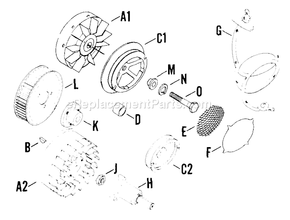 Kohler K91-31958 Engine Page M Diagram