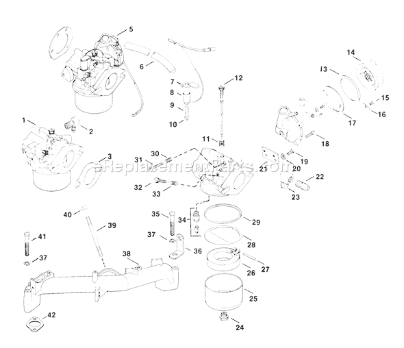 Kohler KT17-24206 Engine Page E Diagram