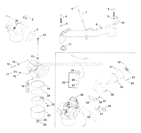 Kohler KT17 II-24312 Engine Page E Diagram