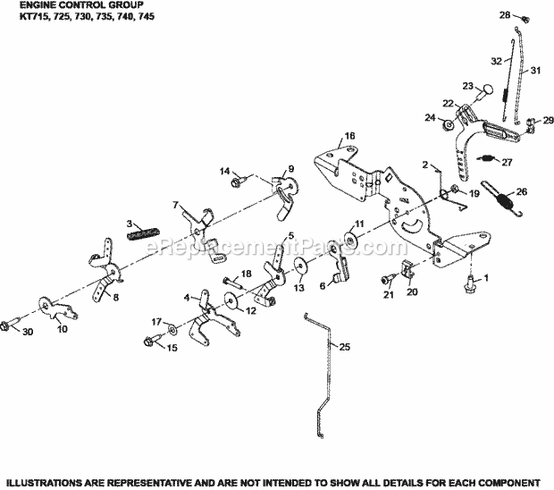 Kohler KT730-3001 23 Hp Engine Page F Diagram