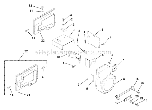 Kohler M10-461524 Engine Page B Diagram