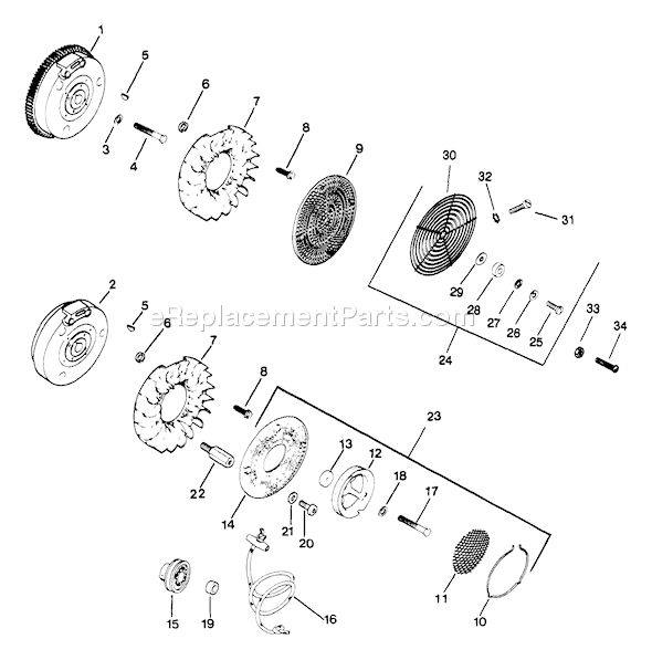 Kohler M12-471574 Magnum Series Page L Diagram