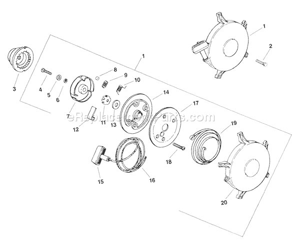 Kohler M14-601551 Magnum Series Page T Diagram