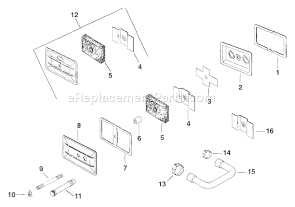 Kohler M16-711502 Engine Page C Diagram