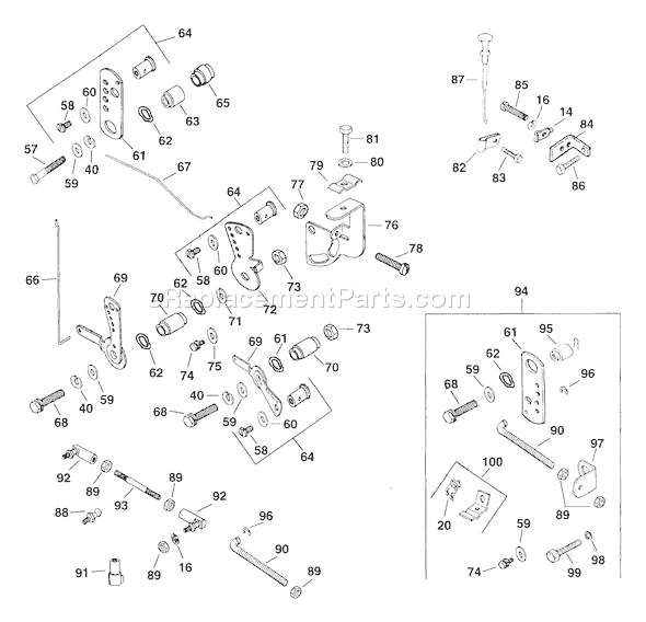 Kohler M16-711519 Engine Page R Diagram