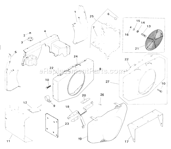 Kohler M18-24511 Engine Page B Diagram