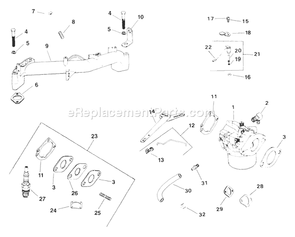 Kohler M18-24525 Engine Page E Diagram