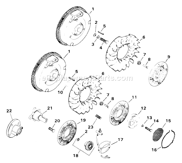 Kohler M18-24670 Engine Page M Diagram