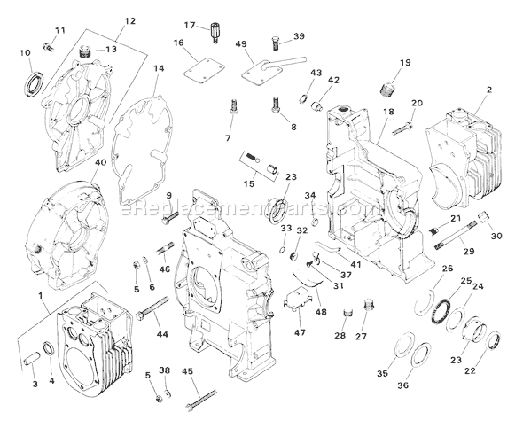 Kohler M20-49501 Engine Page F Diagram