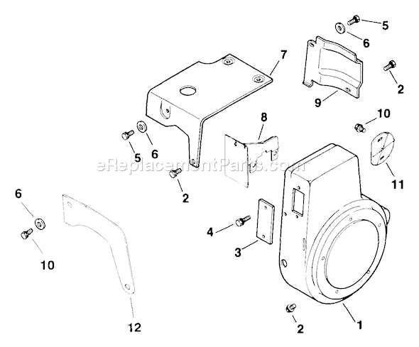 Kohler M8-301512 Engine Page B Diagram