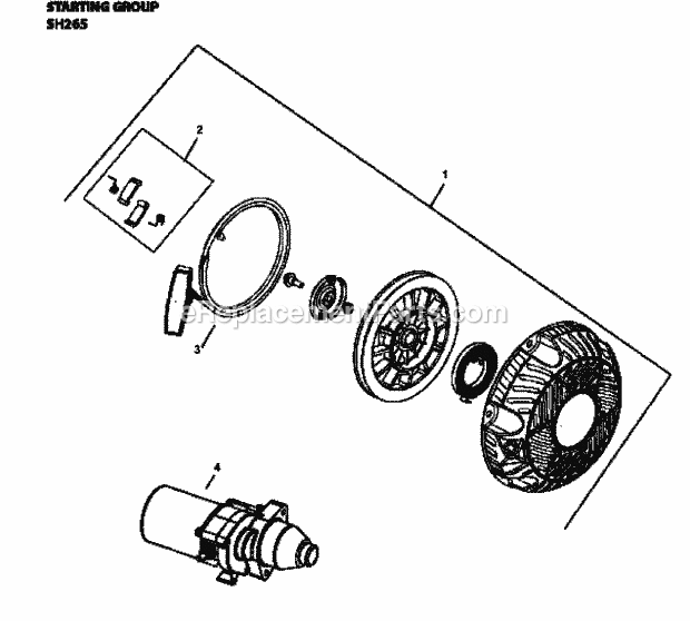 Kohler SH265-3031 6.5 Hp Engine Page L Diagram