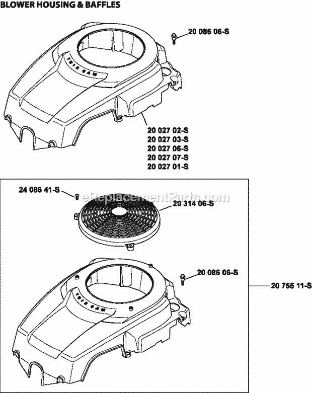 Kohler SV470-0004 15 Hp Engine Page B Diagram