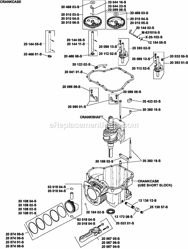Kohler SV470-0005 15 Hp Engine Page C Diagram