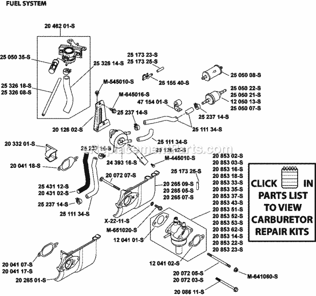 Kohler SV470-0008 15 Hp Engine Page H Diagram