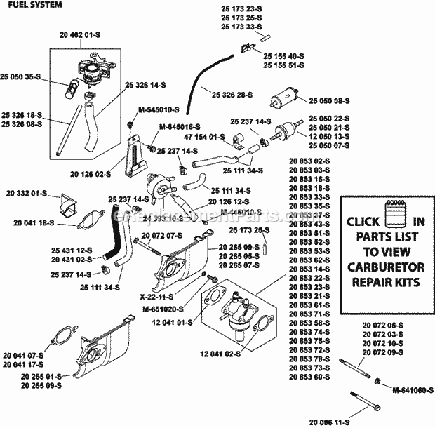 Kohler SV470-3214 15 Hp Engine Page I Diagram